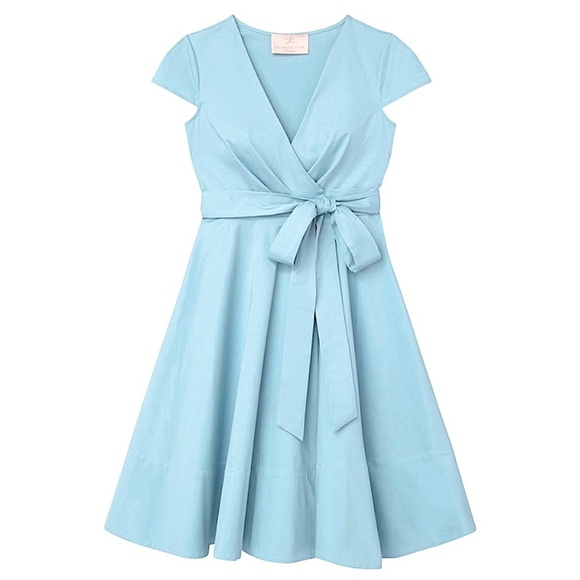 Gal Meets Glam Midi Fit & Flare Wrap Dress - Picture 2 of 14